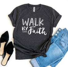 Walk By Faith T-shirt - Faith & Flame - Books and Gifts - Agate -
